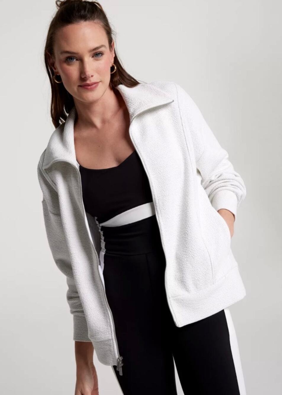 CALIA Jacket White Elevate Full Zip Women's size S